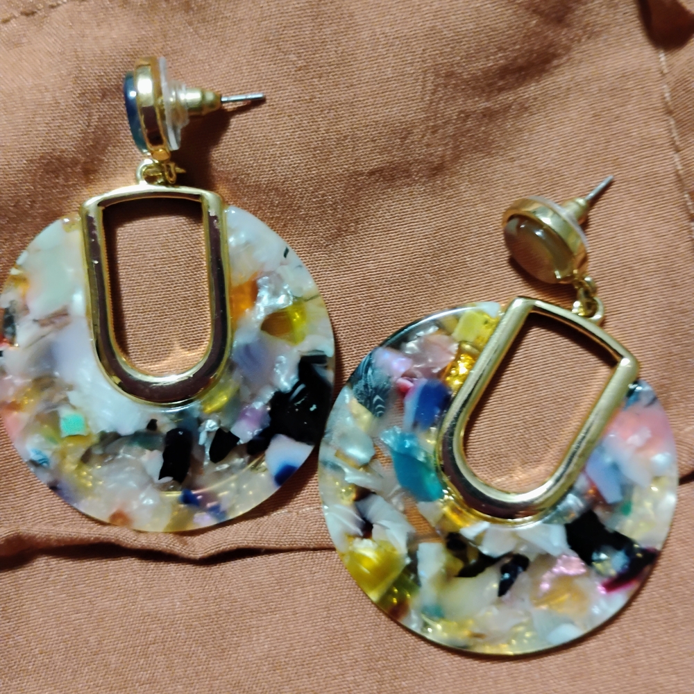 Multicolor Statement Earrings